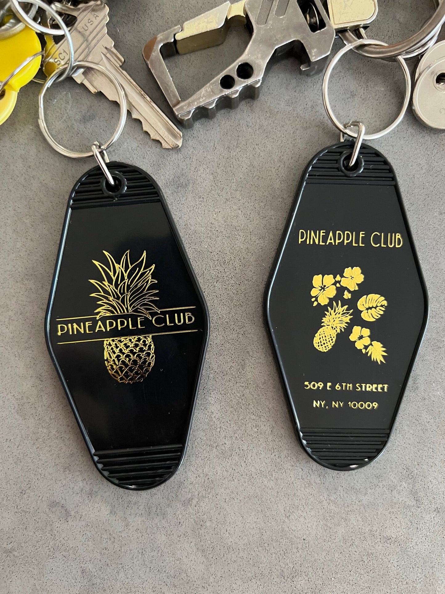 Hotel PC Keychain